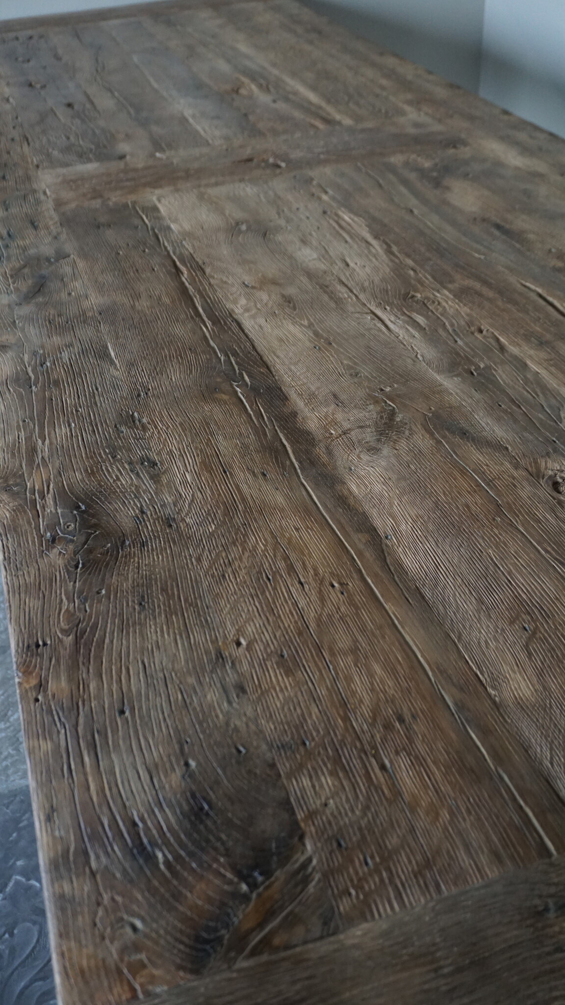 Rene Houtman Oud Eikenhouten Tafel | H80xL300xB100 cm