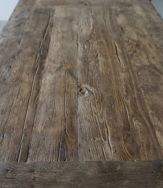Rene Houtman Oud Eikenhouten Tafel | H80xL300xB100 cm