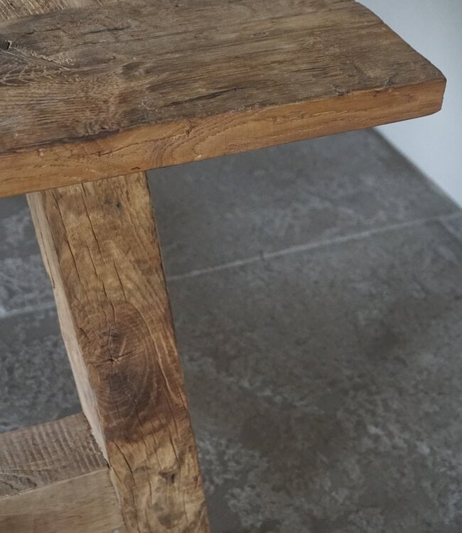 Rene Houtman Oud Eikenhouten Tafel | H80xL300xB100 cm