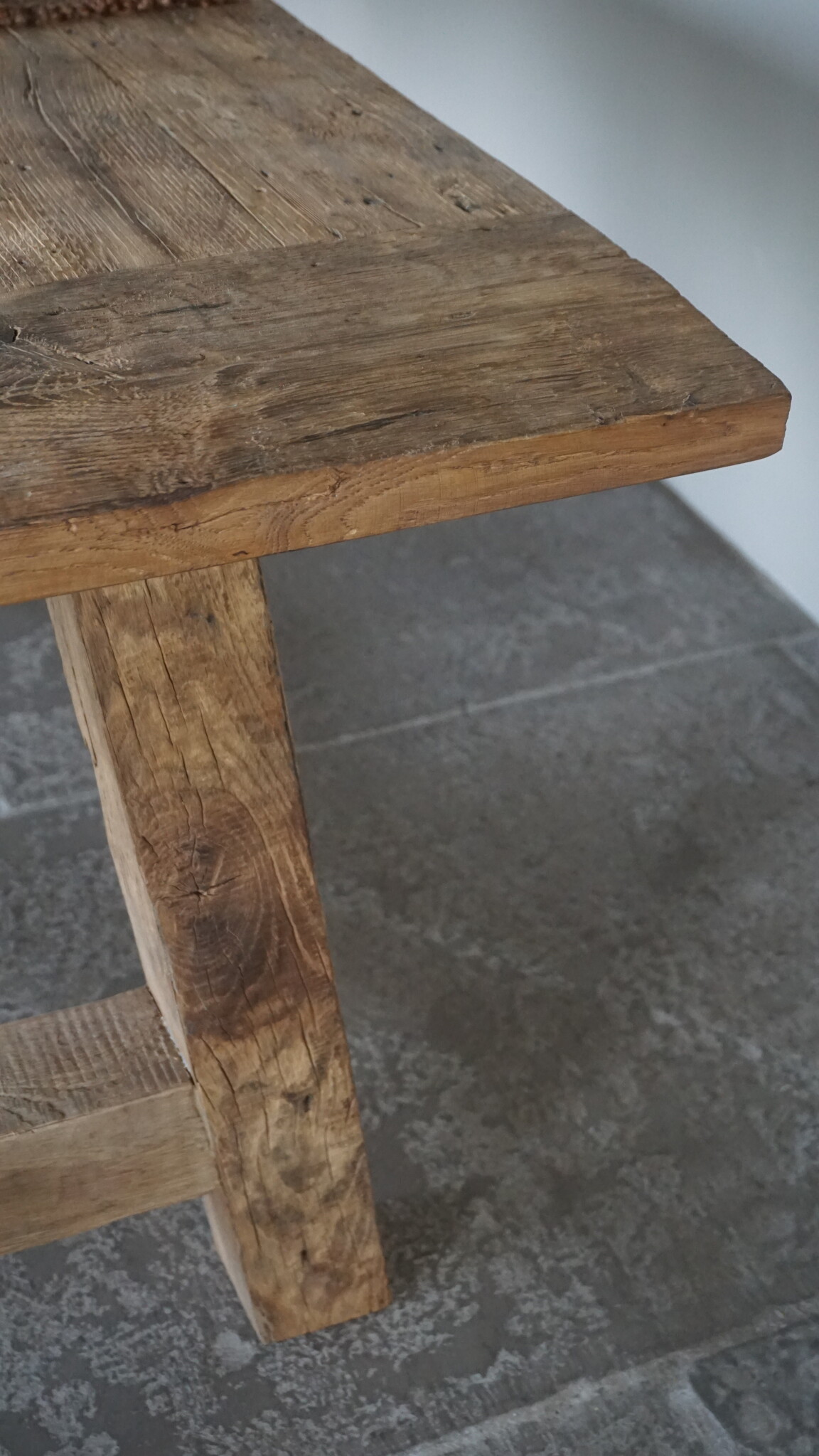 Rene Houtman Oud Eikenhouten Tafel | H80xL300xB100 cm