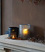 Rene Houtman Windlicht Cilinder Smoke Mat Zwart - H15 x B10 Cm