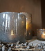 Rene Houtman Windlicht Cilinder Bubbels Naturel - H20 x B15 Cm