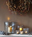 Rene Houtman Windlicht Cilinder Metal Chips Naturel/Goud - H30 x D30 Cm