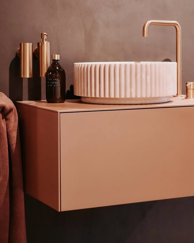 Loutro Bathroomware Waskom Irini | Marmer | Ø40 x H15 cm