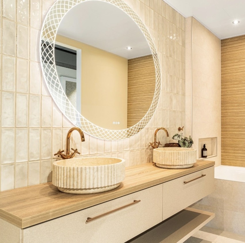 Loutro Bathroomware Waskom Irini | Marmer | Ø40 x H15 cm