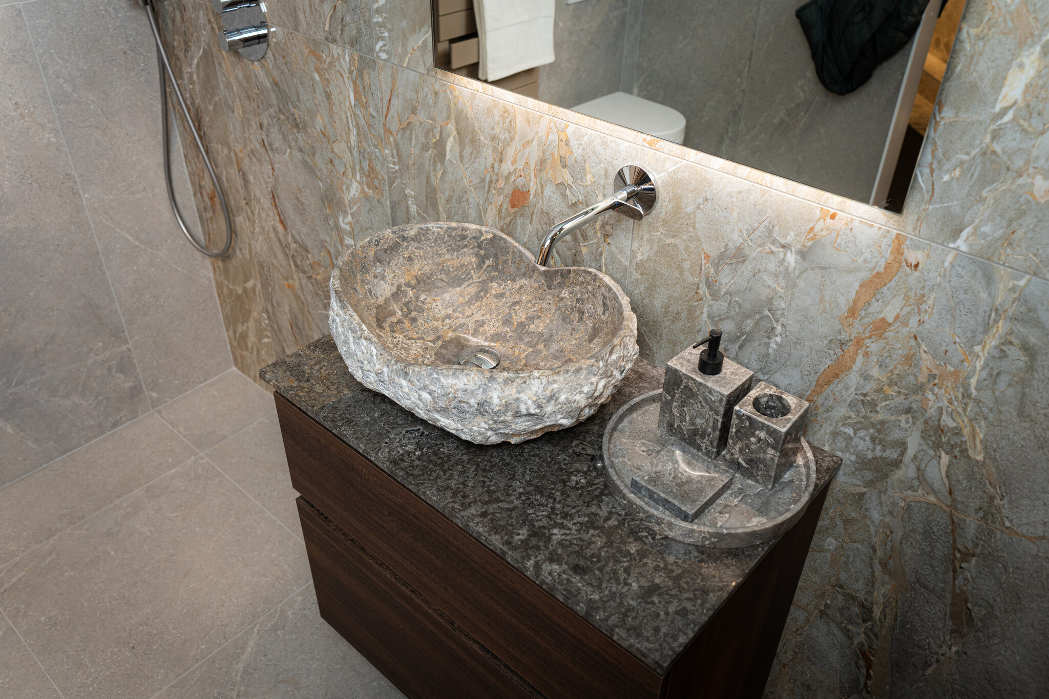 Loutro Bathroomware Waskom Kev | Marmer | Kies Maat + Kleur!