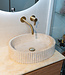 Loutro Bathroomware Waskom Irini Ovaal | Marmer | H12 x B50 x D38 cm