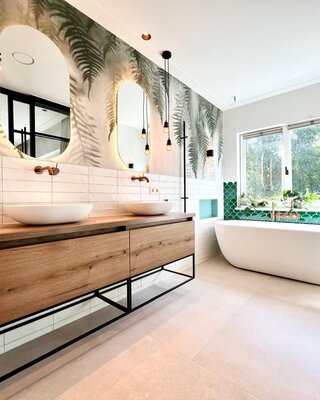 Loutro Bathroomware Waskom Paolo | H11,5xB52xD38 cm | 2 Kleuren
