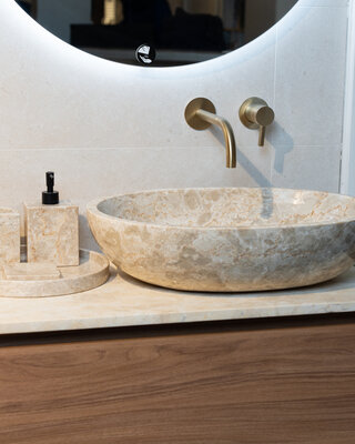 Loutro Bathroomware Waskom Elleni | 3 Kleuren | B57 x D40,5 x H15 cm