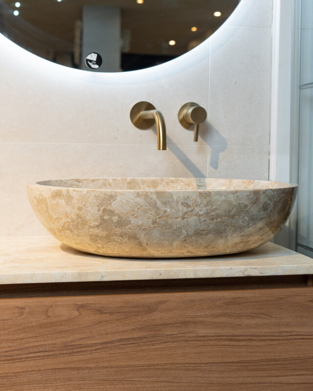 Loutro Bathroomware Waskom Elleni | 3 Kleuren | B57 x D40,5 x H15 cm