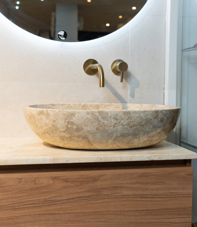Loutro Bathroomware Waskom Elleni | 3 Kleuren | B57 x D40,5 x H15 cm