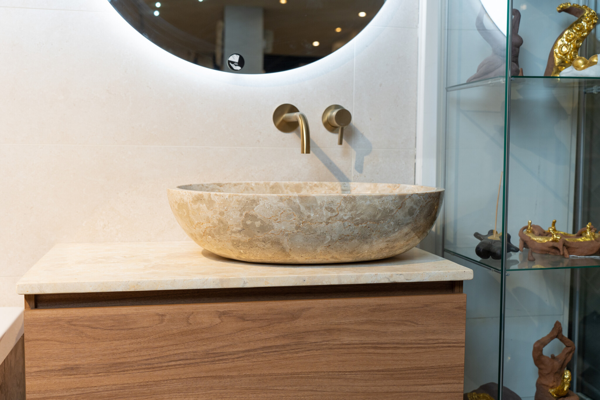 Loutro Bathroomware Waskom Elleni | 3 Kleuren | B57 x D40,5 x H15 cm