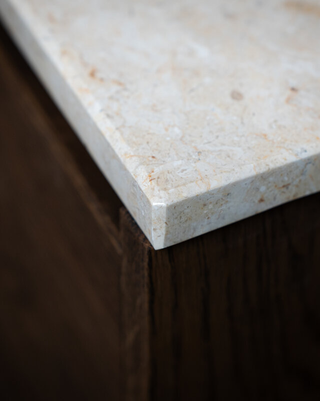 Loutro Bathroomware Afdekbladen | Marmer | Mat Beige | Op Maat