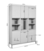 Starfurn Vakkenkast Madison XL Bruin| 135 cm