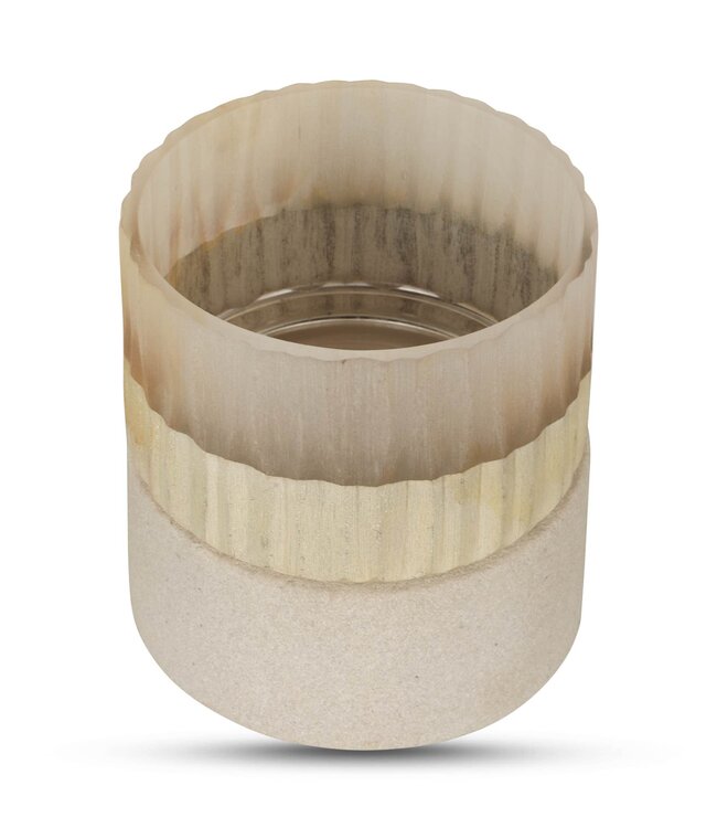 Bombyxx Windlicht Oberina | Small | Smoke