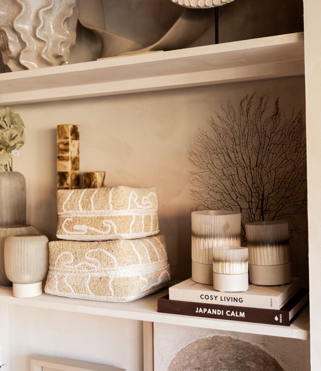 Bombyxx Windlicht Oberina | Small | Smoke