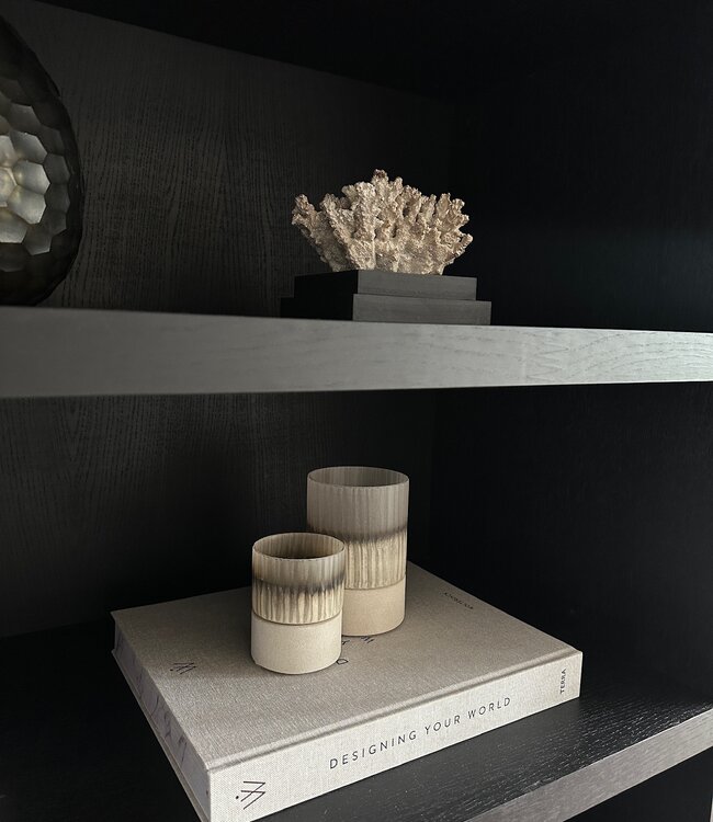 Bombyxx Windlicht Oberina | Large | Smoke