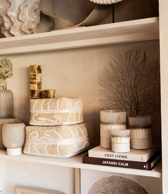 Bombyxx Windlicht Oberina | Large | Smoke