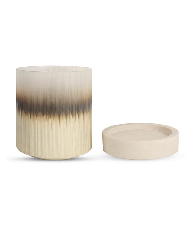 Bombyxx Windlicht Oberina | Extra Large | Smoke