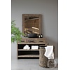 Wasmand Met Deksel Rotan Riet H60xB45xD45 Cm