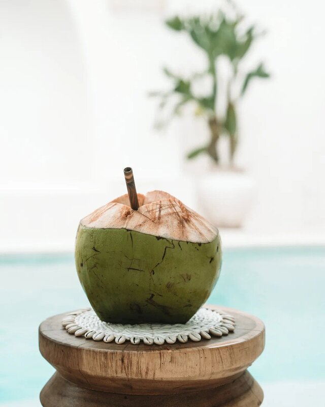 Bazar Bizar De Seagrass Shell Pannenonderzetter - Wit