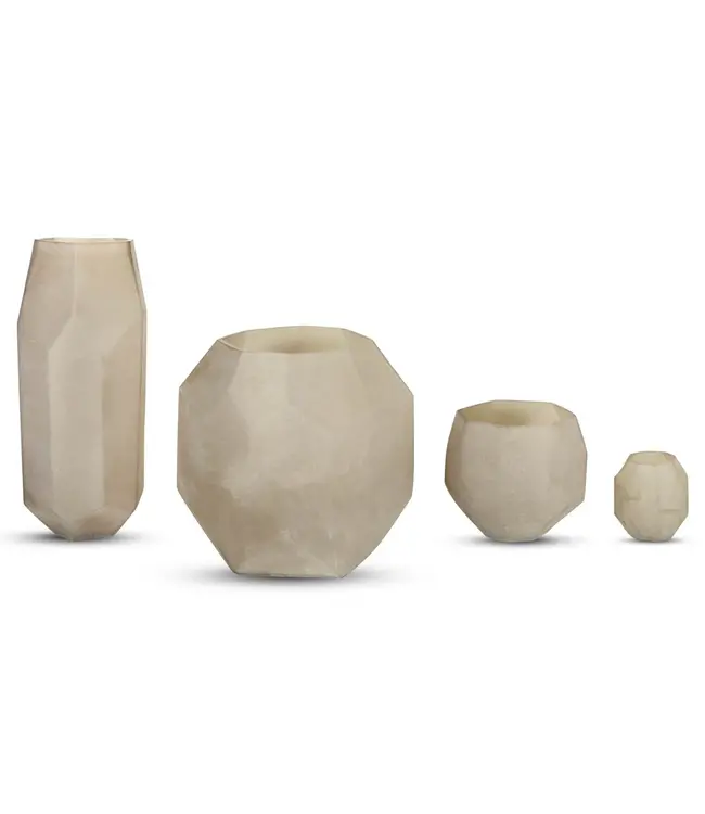 Bombyxx Vaas Bungil | Frosted Smoke | Large | H30 x D29 cm