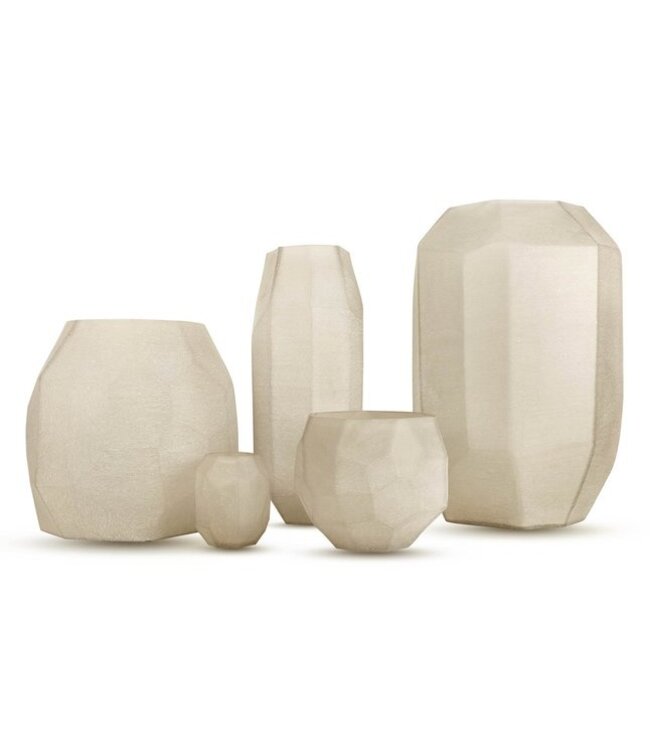 Bombyxx Vaas Bungil | Frosted Smoke | Extra Large | H50 x D30 cm