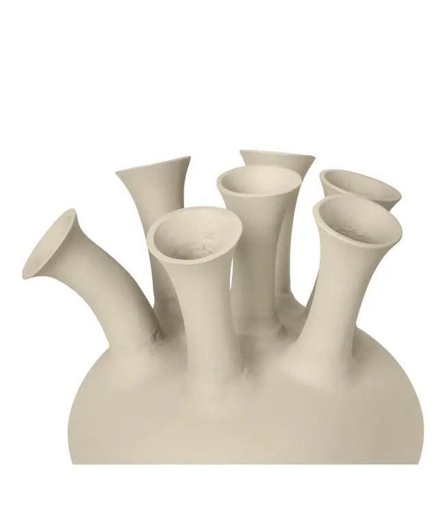 Bombyxx Toetervaas | 7 Monden | Sand | H38 x D40 cm