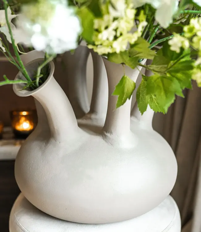 Bombyxx Toetervaas | 7 Monden | Sand | H38 x D40 cm