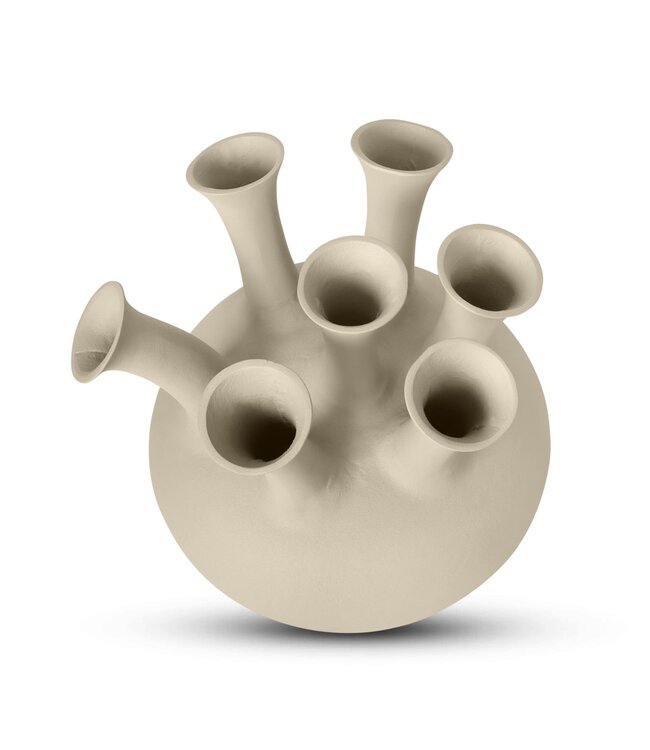 Bombyxx Toetervaas | 7 Monden | Sand | H38 x D40 cm