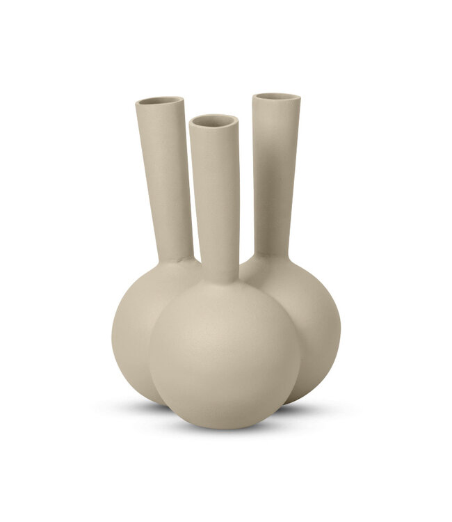 Bombyxx Toetervaas | 3 Monden | Sand | Small | H24 x D22 cm