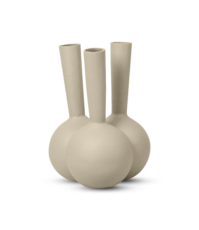 Bombyxx Toetervaas | 3 Monden | Sand | Small | H24 x D22 cm