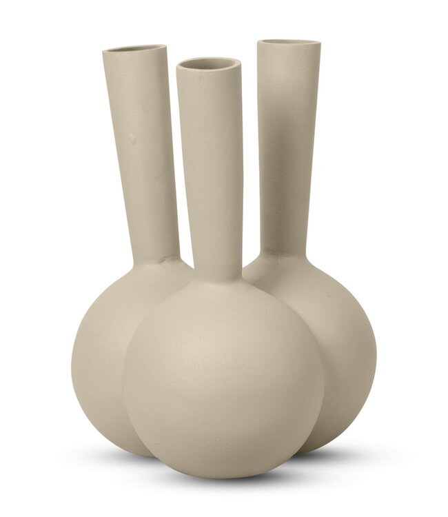 Bombyxx Toetervaas | 3 Monden | Sand | H43 x D32 cm