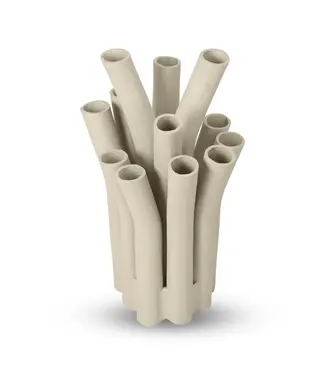 Bombyxx Toetervaas | 12 Monden | Sand | H45 x D26 cm