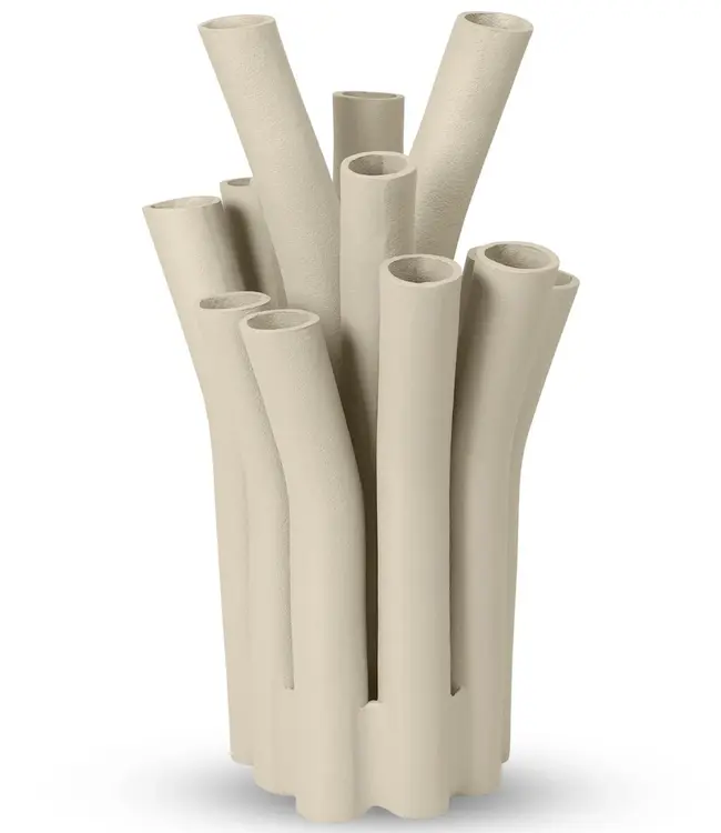 Bombyxx Toetervaas | 12 Monden | Sand | H45 x D26 cm