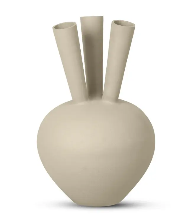 Bombyxx Toetervaas | 3 Monden | Ovaal | Sand | H46 x D30 cm