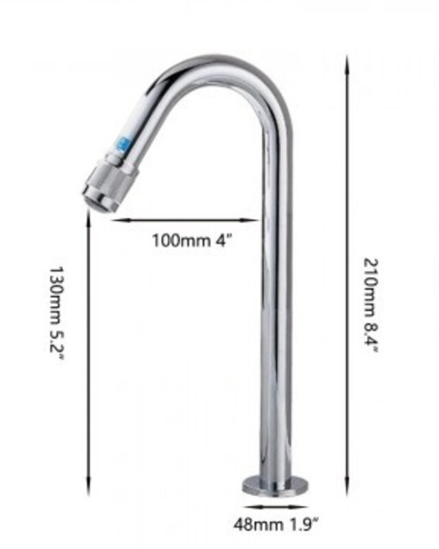 Rene Houtman Koudwater Fonteinkraan | Chroom | H21 cm