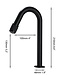 Rene Houtman Koudwater Fonteinkraan | Zwart | H21 cm