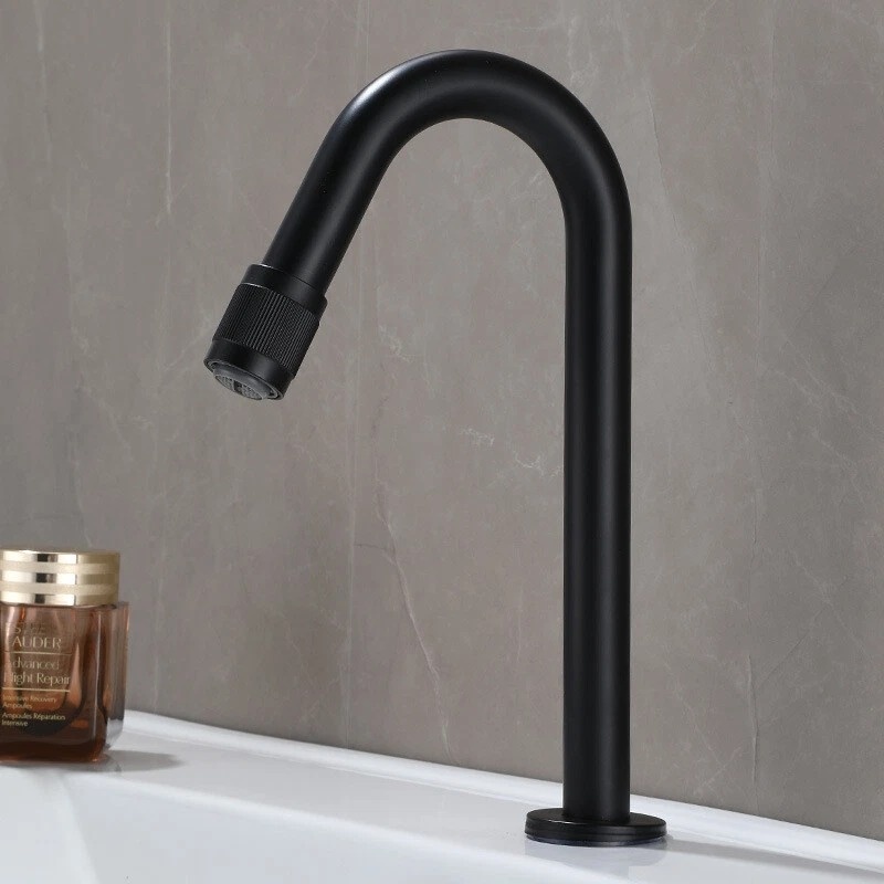 Rene Houtman Koudwater Fonteinkraan | Zwart | H21 cm