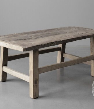 Be-Uniq Oude Houten Salontafel | China | H40 x B102 x D48 cm