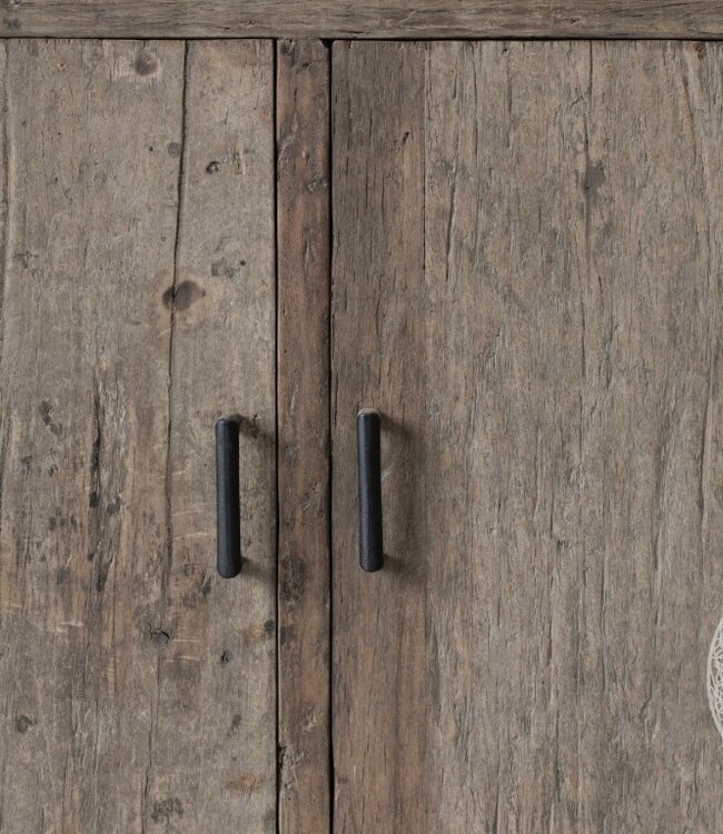 Be-Uniq Dressoir | Oud Hout | Ovaal | H85 x B175 x D45 cm