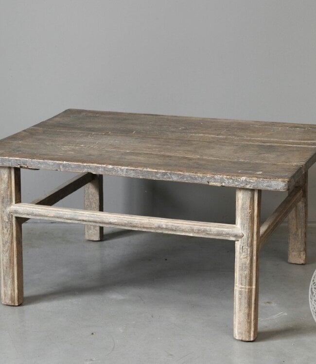 Be-Uniq Oude Houten Salontafel | China | H40 x B81 x D58 cm