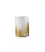 PTMD LED kaars Met Print | Goud | S | H10 x D7,5 cm