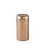 PTMD Glazen LED Kaars | Amber | L | H15 x D7,5 cm
