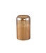 PTMD Glazen LED Kaars | Amber | M | H12,5 x D7,5 cm