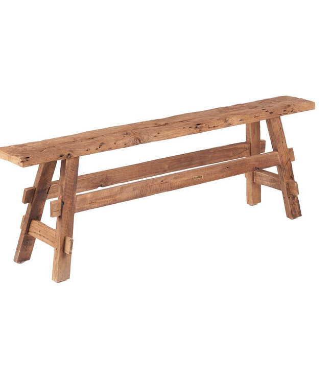 Bazar Bizar De Prachtige Rustieke Bank - Natuurlijk - 150x22x50 cm