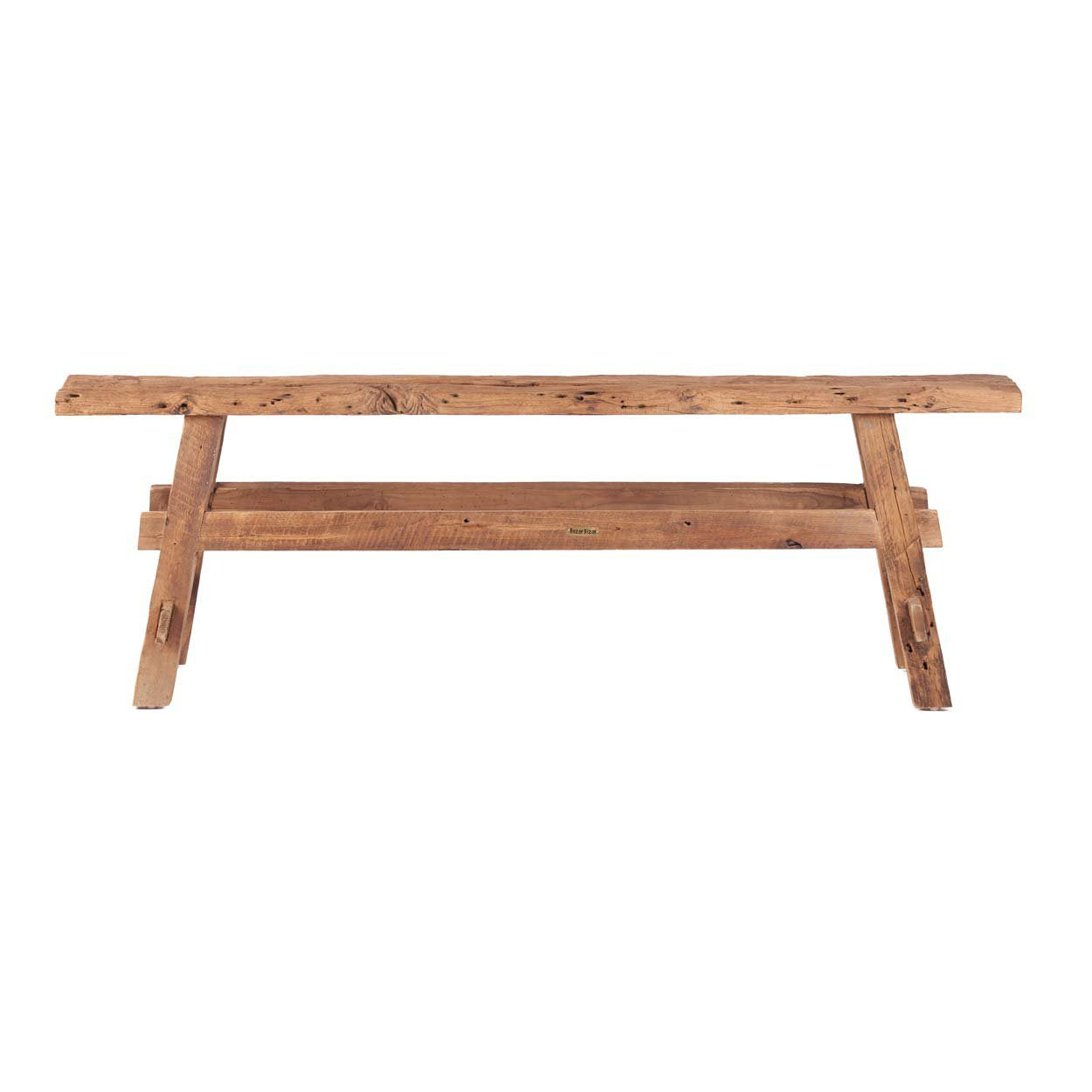Bazar Bizar De Prachtige Rustieke Bank - Natuurlijk - 150x22x50 cm