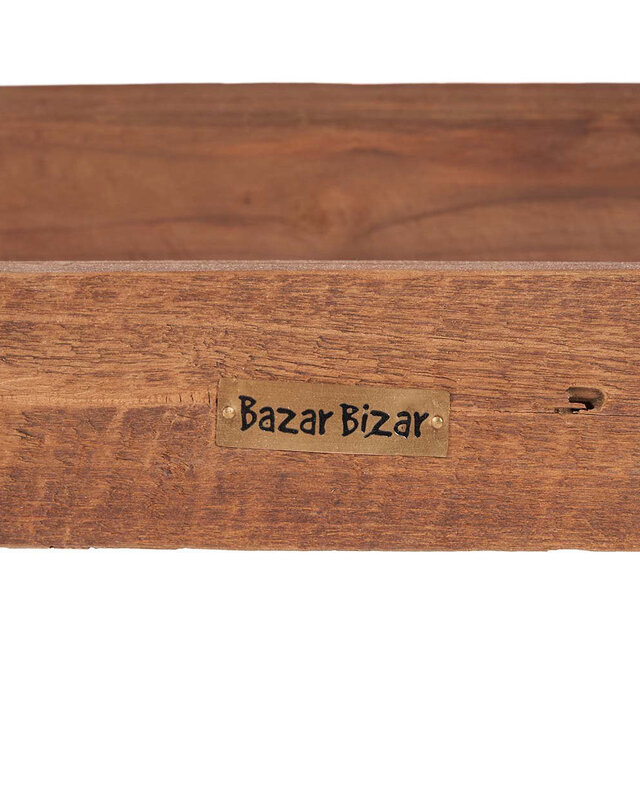Bazar Bizar De Prachtige Rustieke Bank - Natuurlijk - 150x22x50 cm