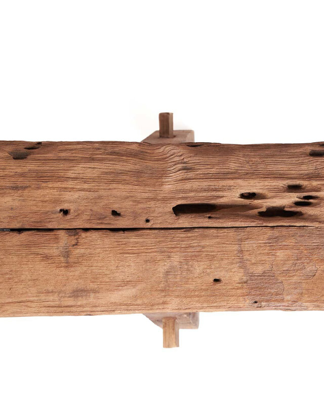 Bazar Bizar De Prachtige Rustieke Bank - Natuurlijk - 150x22x50 cm