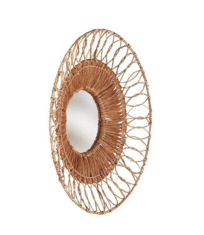 Bazar Bizar Spiegel Montezuma | Natuurlijk | D80 cm